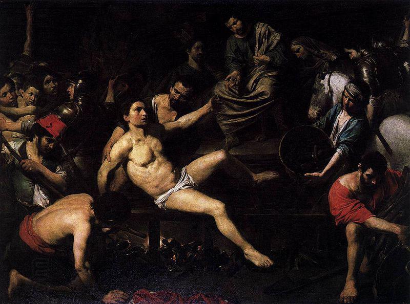VALENTIN DE BOULOGNE Martyrdom of St Lawrence oil painting picture